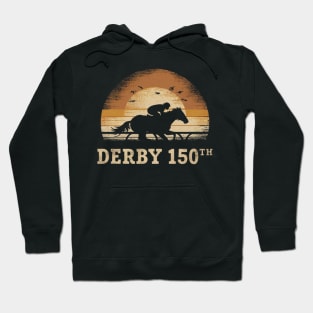 Vintage It's Derby 150 Yall 150th Horse Racing KY Derby Day Hoodie